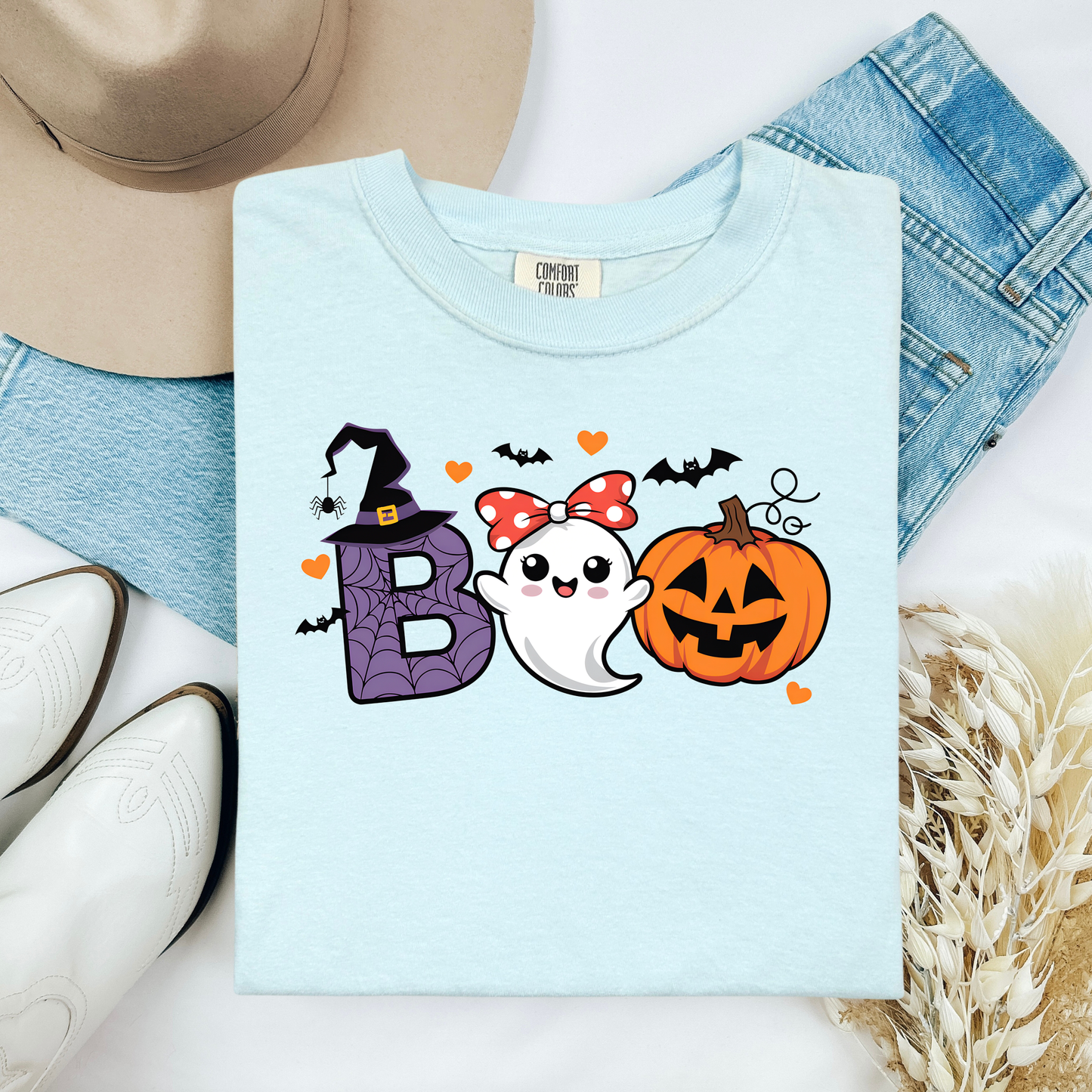 Cute Boo Crewneck Fall Sweatshirt and TShirt