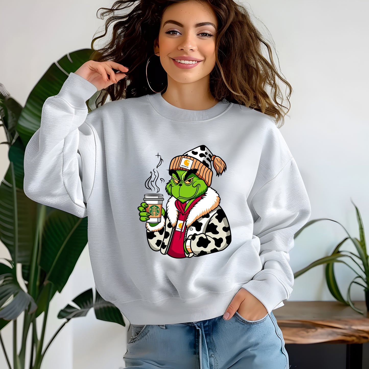 Grinch Carhartt Crewneck Christmas Sweatshirt, TShirt