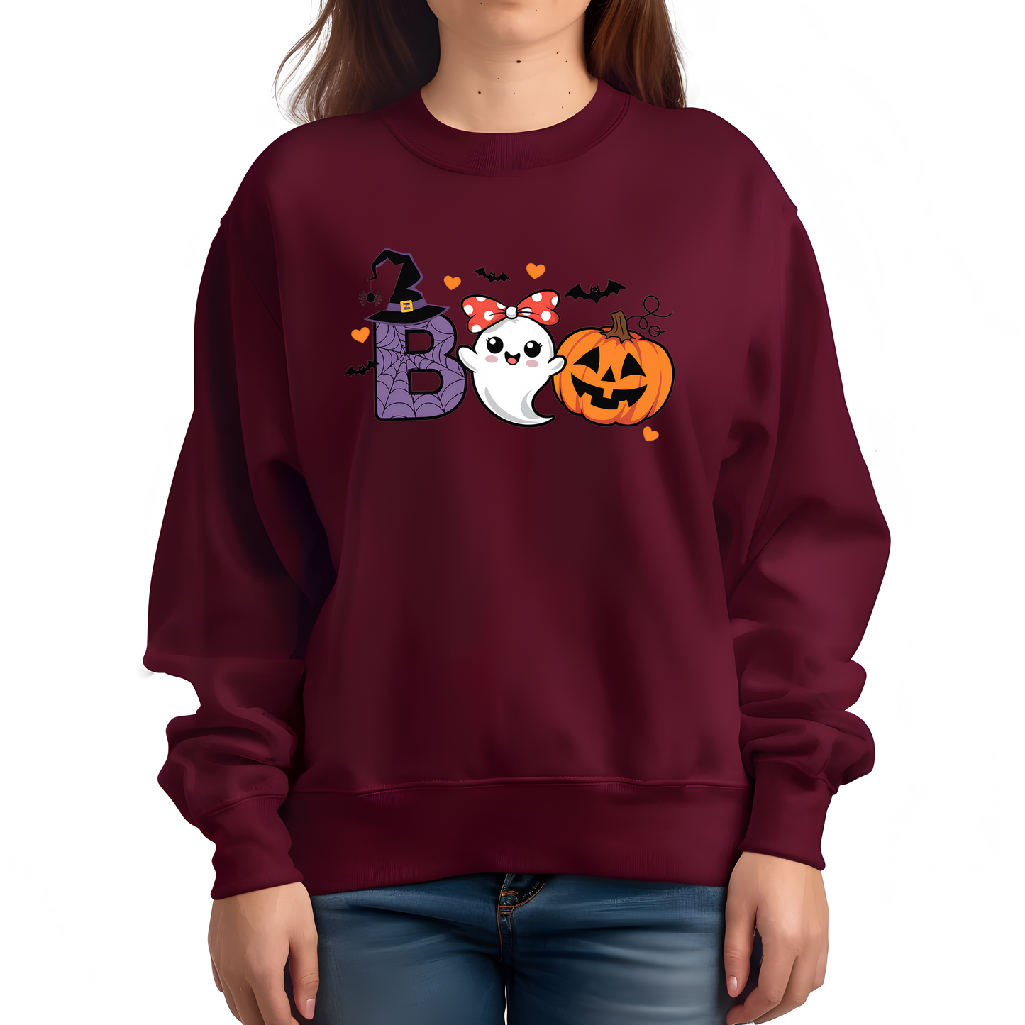 Cute Boo Crewneck Fall Sweatshirt and TShirt